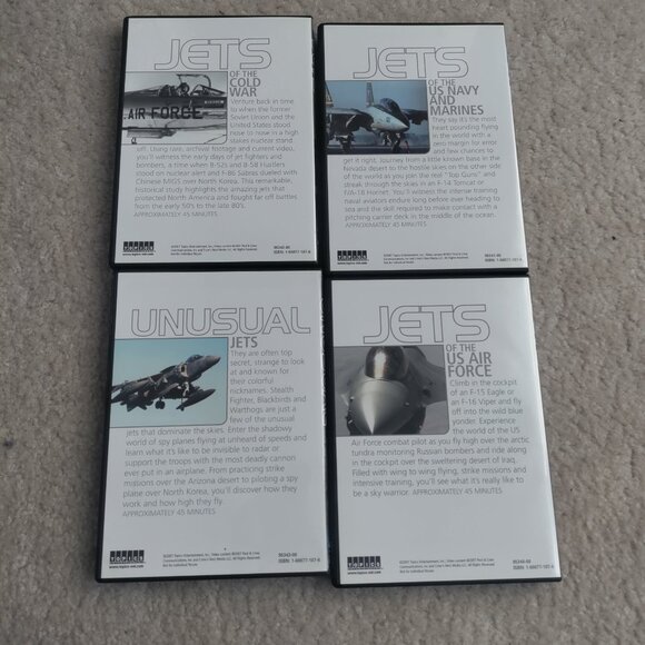 America's Fighting Jets 4 DVD's Air Force, Navy & Marines,Cold War Unusual Jets - Picture 8 of 8